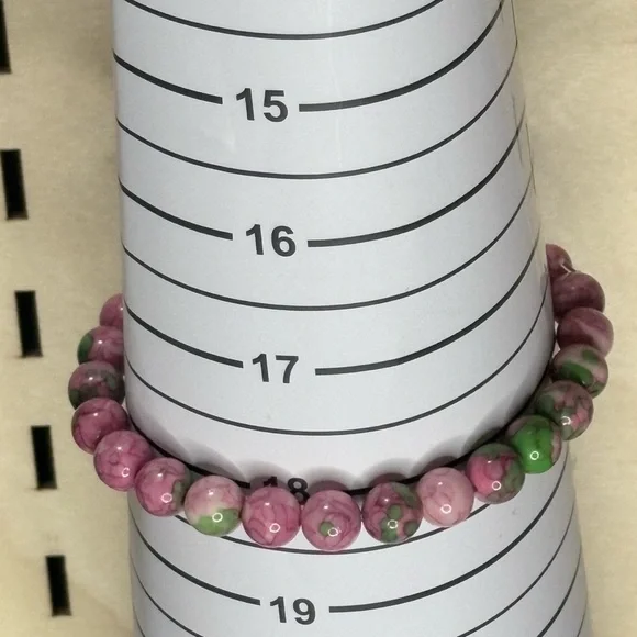 Handcrafted gemstone beaded bracelet - Picture 8 of 9